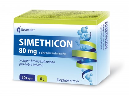 Simethicone 80 mg with cumin oil detail photo